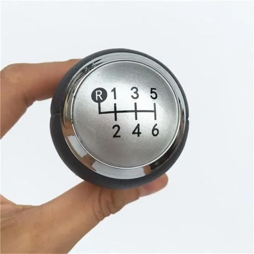 Pièces Auto,Pommeau De Levier De Vitesse De Voiture, Pour Toyota Avensis Yaris Rav4 D4d Urban Auris Corolla - Type 6 Speed Silver