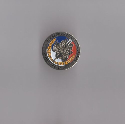 Pin's Police / Fmu Formation Motocycliste Urbaine - District De Lens (Argenté)