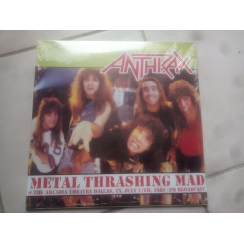 Anthrax Metal Thrashing Mad Lp Live Dallas 89 Fm 