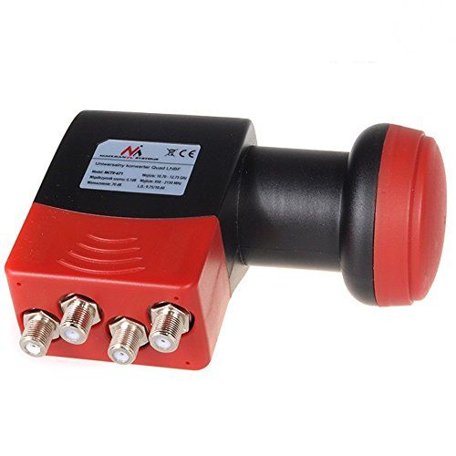 Maclean Energy Convertisseur Satellite Quadruple LNB Maclean Twin Red Point High Gain