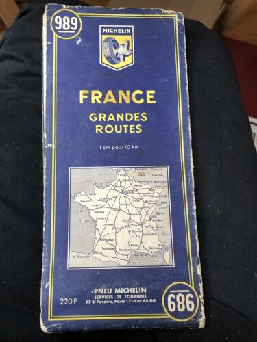 France, Grandes Routes, Michelin 989