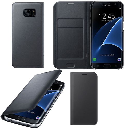 Coque Etui À Rabat Galaxy J3 Modele 2016 Noir Ultrafine