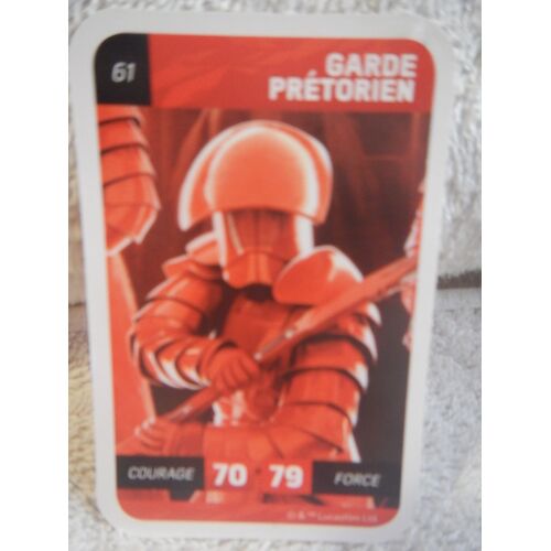Carte Star Wars Leclerc 2018 : Carte 67 Garde Prétorien
