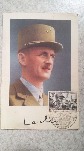 Carte Postale Ancienne - Cpa - Fdc Musée Postal De France - Strasbourg - Général Leclerc