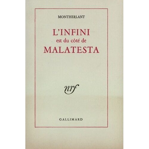 L'infini Est Du Côté Des Malates