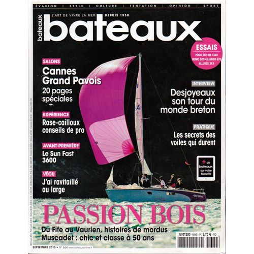 Bateaux - N° 664 - Passion Bois - Salon Cannes Grand Pavois