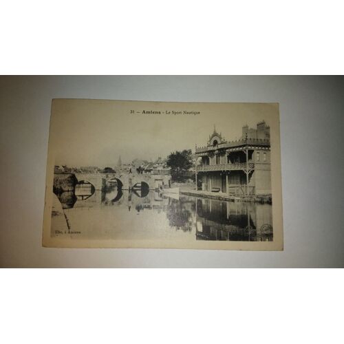 Carte Postale Ancienne - Cpa - 31 - Amiens - Le Sport Nautique