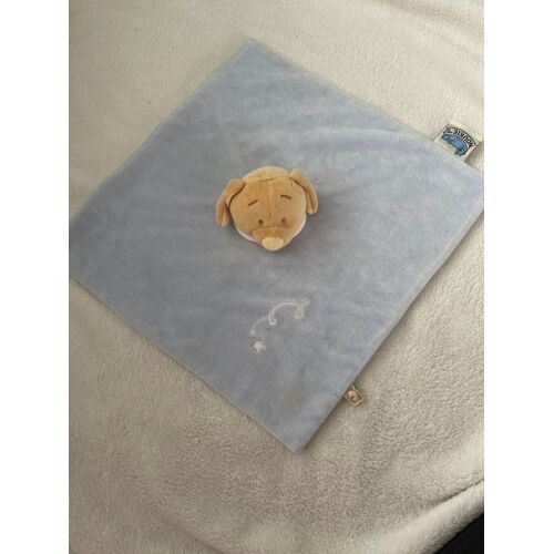 Doudou Peluche Plat Chien Noukie¿S Bleu