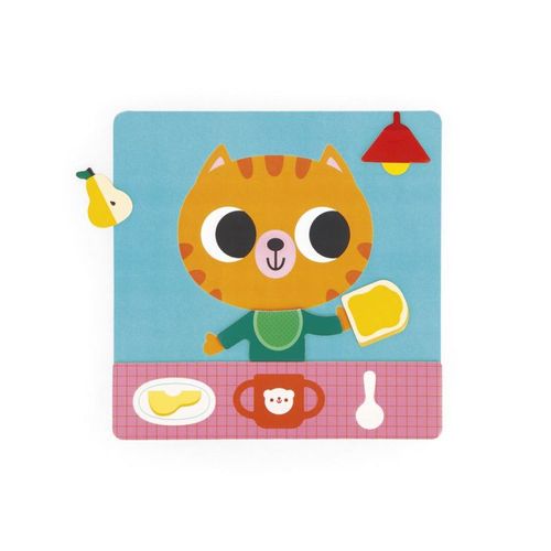 Jeu Éducatif, ¿Le Petit Chat Des Rituels Multicolore
