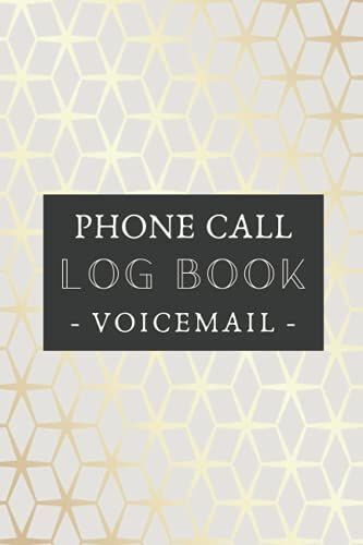 Phone Call Log Book Voicemail: Telephone Memo Book (3 Messages Per Page) (6 X 9 Inch)