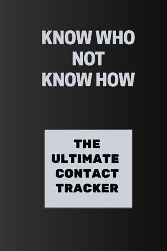 Know Who Not Know How: Ultimate Contract Tracker (Backing Up The Digital World)