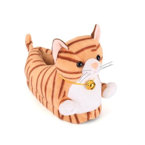 Chaussures D'intérieur Antidérapantes En Coton Pour Femme Et Homme, Pantoufles Chaudes En Fourrure D'animal,collection Hiver