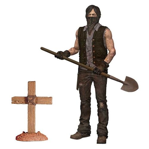  The Walking Dead Tv Version Figurine Serie 9 Grave Digger Daryl Dixon Dirt Ver. 15 Cm