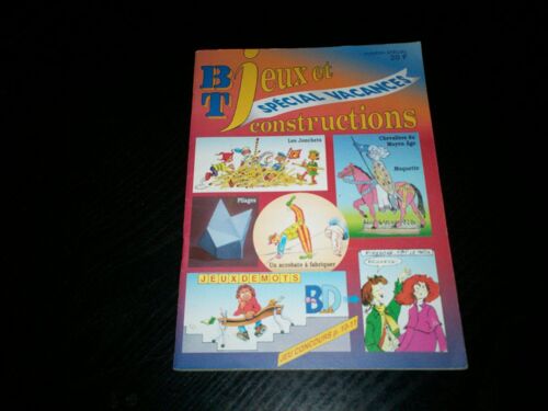 Bibliotheque De Travail Jeux Et Constructions Special Vacances 1 