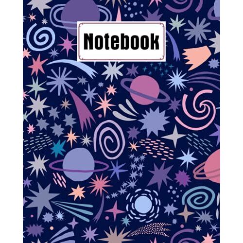 Notebook: Galaxy Composition Notebook College Ruled,Galaxy Notebooks, Notebooks For School | 120 Pages - Large 7.5" X 9.25" By Henning Rausch