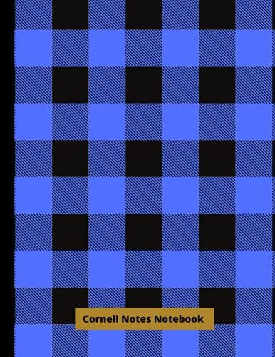Cornell Notes Notebook: Cornell Notes Notebook Note-Taking System For Students, Teachers, School, Work College Ruled 100 Pages Buffalo Plaid (Cornell Notes Notebooks 100 Pages)