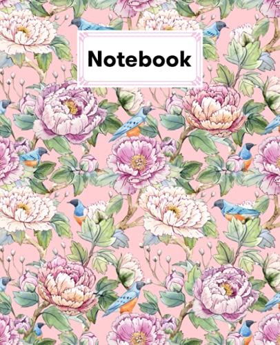 Notebook: Watercolor Florals Composition Notebook College Ruled,Watercolor Florals Notebooks, Notebooks For School | 120 Pages - Large 7.5" X 9.25" By Ulrike Barth