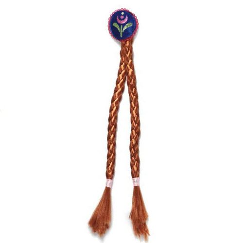 Perruque Princesse Elsa Anna Pour Filles,Perruque Déguisée Pour Enfants,Fête D'anniversaire,Carnaval,Sirène,Raiponce,Aurore,Cheveux Blancs Neiges - Type Q