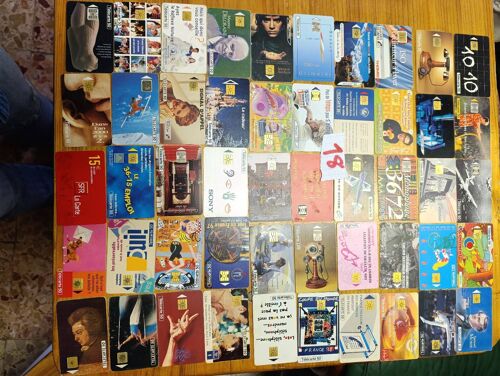 Lot De Cartes Téléphoniques. Idéal Cadeau De Noël Pour Collectionneur.