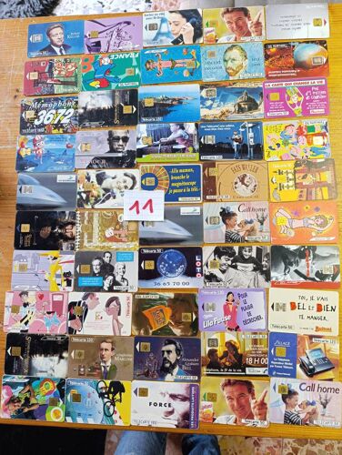 Lot De Cartes Téléphoniques. Idéal Cadeau De Noël Pour Collectionneur.