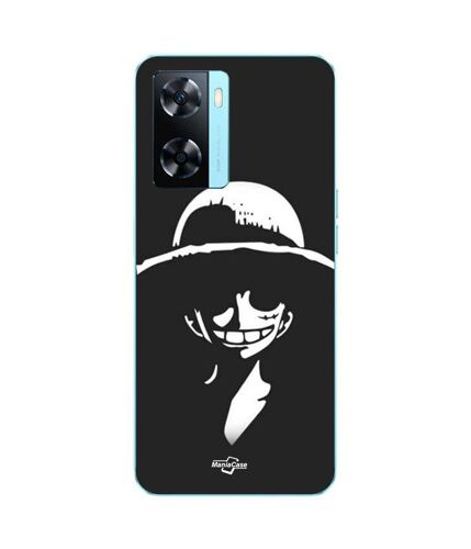 Coque Oppo A57s 4g Monkey D. Luffy Black And White