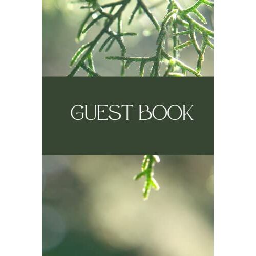 Guest Book: Cabin Guest Book For Vacation Home Hardcover