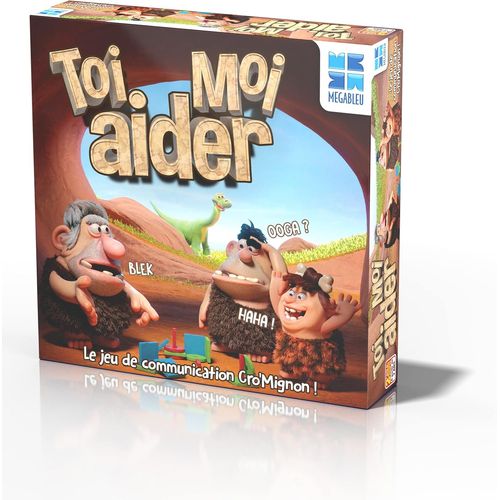 Hamiltion-Toi Aider Moi-Jeu De Communication Cro'mignon-Jeu De Construction-Jeu D'ambiance-L'age De Pierre-3 Niveaux De Jeu-A Jouer En Famille Ou Entre Amis-A Partir De 7 Ans