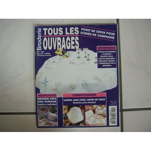 Broderie Tous Les Ouvrages  22  