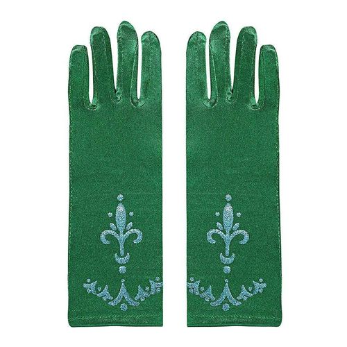 Accessoires De Costume De Cosplay De Fête D'halloween Pour Filles,Anna,Elsa,Tresse De Perruque,Couronne De Princesse,Gants,Baguette Magique,Collier,Ensemble De Bijoux #J