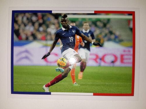 Image Sticker Autocollant Panini Foot Carrefour Fiers D Etre Bleus N° 30