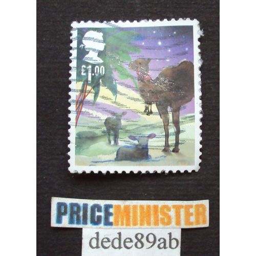 Royaume-Uni..  Timbre 1.00£ Chameau & Antilopes . Oblitéré Used Stamp .