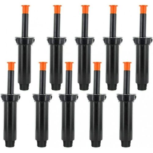 10 x Diffuseur d'arrosage Rain Bird 1804, Tuyère d'arrosage hauteur de tige 10 cm