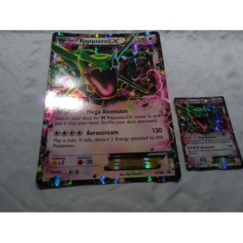 Carte Pokemon Rayquaza Ex Xy66 Anglaise Grande Et Petite 