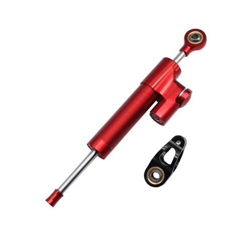 Rouge Amortisseur De Direction Réglable Universel Pour Moto, Stabilisateur Linéaire Inversé, Contrôle De Sécurité, Cnc Pour Yamaha, Honda, Bmw, Kawasaki " Nipseyteko "