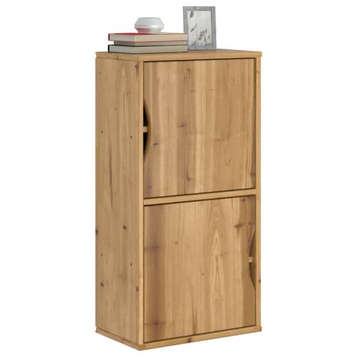 Vidaxl Armoire Latérale Odda 40x24x79 Cm Bois Massif Pin