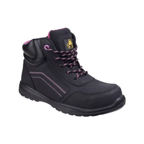 Amblers Femmes Alers As601 Lydia Composite Chaussures De Sécurité Bottes Travail En Cuir Noir 36