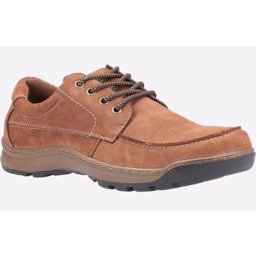 Hush Puppies Tucker Mocassins Chaussures Casual De Ville Mousse Mémoire Nubuck Brun Clair