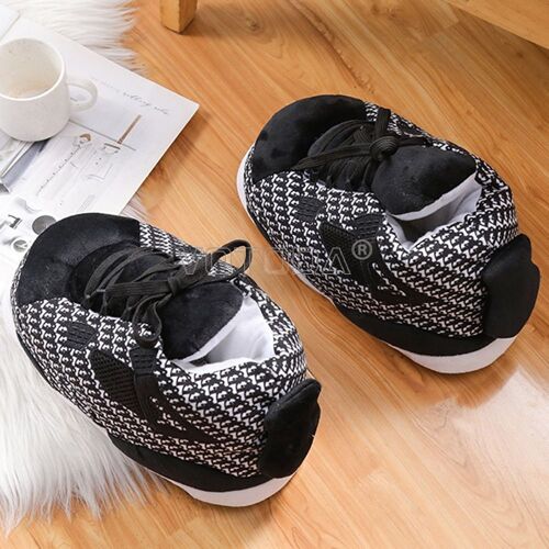 Baskets D'hiver En Peluche Pour Hommes Et Femmes, Pantoufles Chaudes, Drôles Et Mignonnes, Chaussures De Maison Unisexes, En Coton, Taille Unique