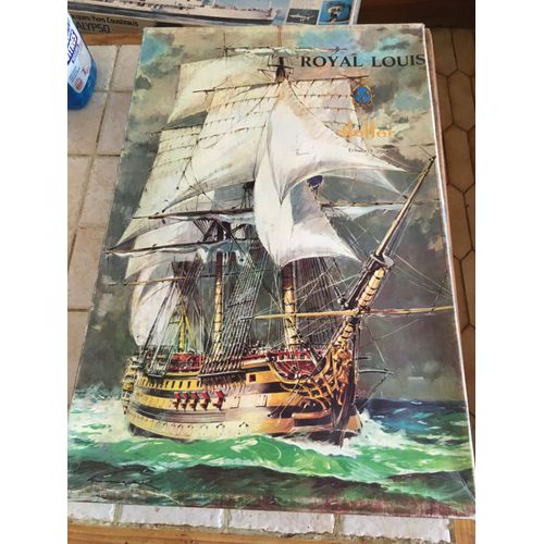Maquette  Bateau Royal Louis Heller 1/200 1968-Heller