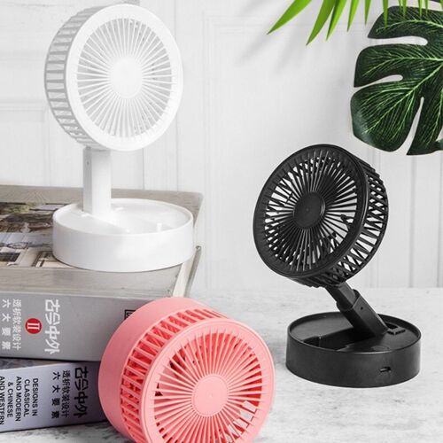 Mini Ventilateur Portable Rétractable Et Pliable, Chargement Usb, Outil De Refroidissement Personnel Intelligent Pour Le Refroidissement Estival De La 9109-May14A12961