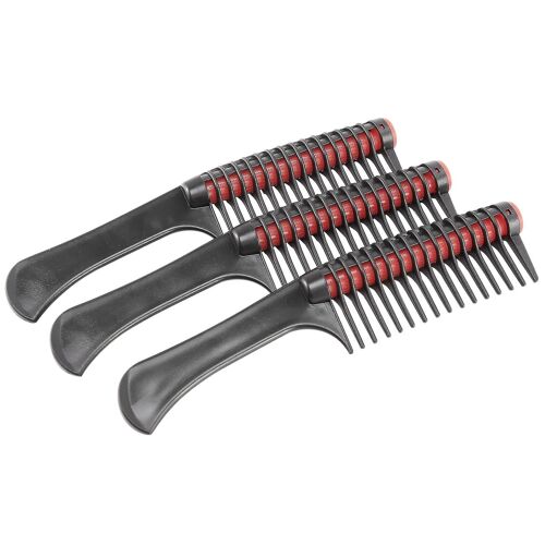 Pack De 3 Peigne À Cheveux, Rouleau De Peigne, Peigne À Rouleau Démêlant, Peigne À Rouleau À Cheveux Intégré, Anti-Épissage Co + (D)