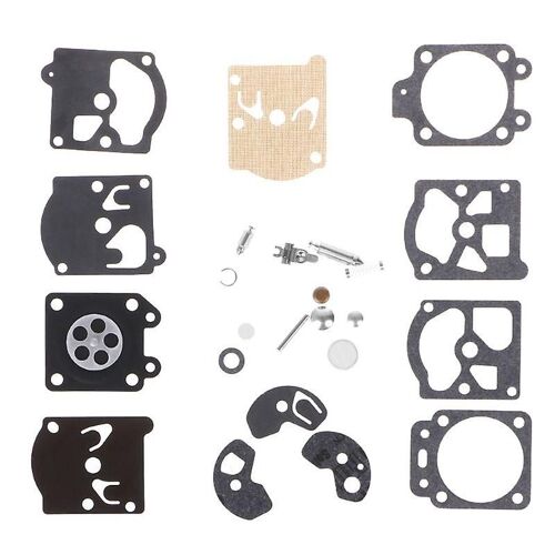 K10-Wat Compatible Echo Chainsaw Carb Carburateur Diaphragme Joint Kit De Réparation D'aiguille Compatible Compatible Wa Wt Walbro Series Durable+(Bcaz
