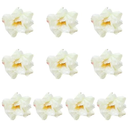 10Pcs Fleur artificielle Décoratif DIY Artisanat Vibrant Color Vivid Appearance Cheerful Simulation Flow