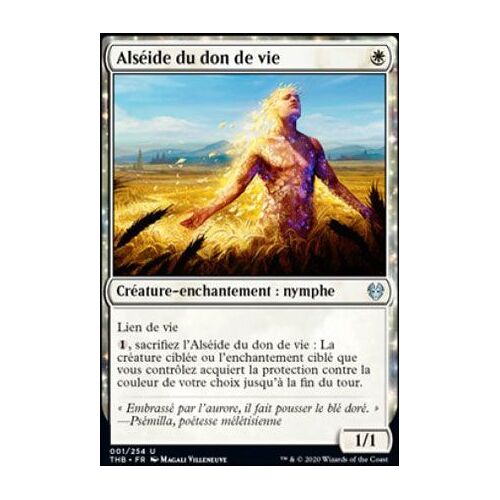 Carte Magic Mtg - Alséide Du Don De Vie - 001/254