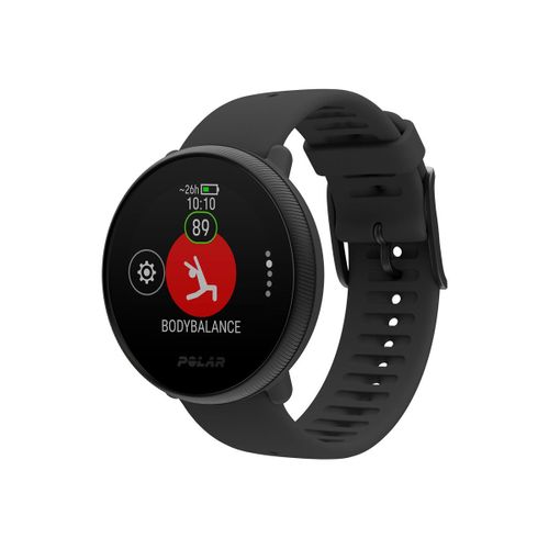 Polar Ignite 2 - Perle noire - montre de sport avec bracelet - silicone - noir - taille du bracelet : S/L - Bluetooth - 35 g