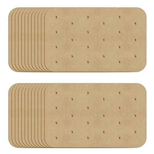 200pcs Air Fryer Parchemin Liners Ninja Foods XL 6 En 1 Doublures de friteuse à air Tapis de cuisson prédécoupés