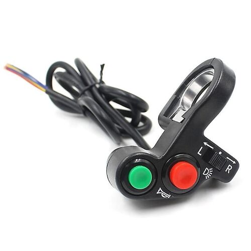 Guidon De Moto Interrupteur De Vélo Électrique Scooter Klaxon Clignotants Sur Bouton D'arrêt Interrupteur De Lumière La Plupart 7/8 « Guidon Tel