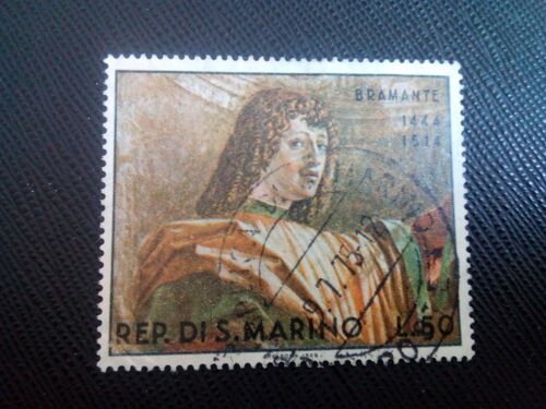 Timbre San Marin Yt 734 Jeune Soldat, De Bramante 1969 ( 100106 )