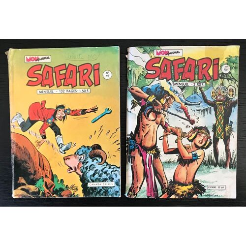 Mon Journal / Safari / N° 64 Et 129 ( Lot De 2 Livres )