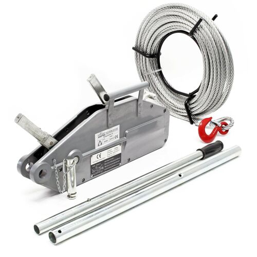 Câble traction jusqu'à 1600 kg 20 m câble diamètre 11 mm pour tirer, tendre et soulever Helloshop26 16_0002832